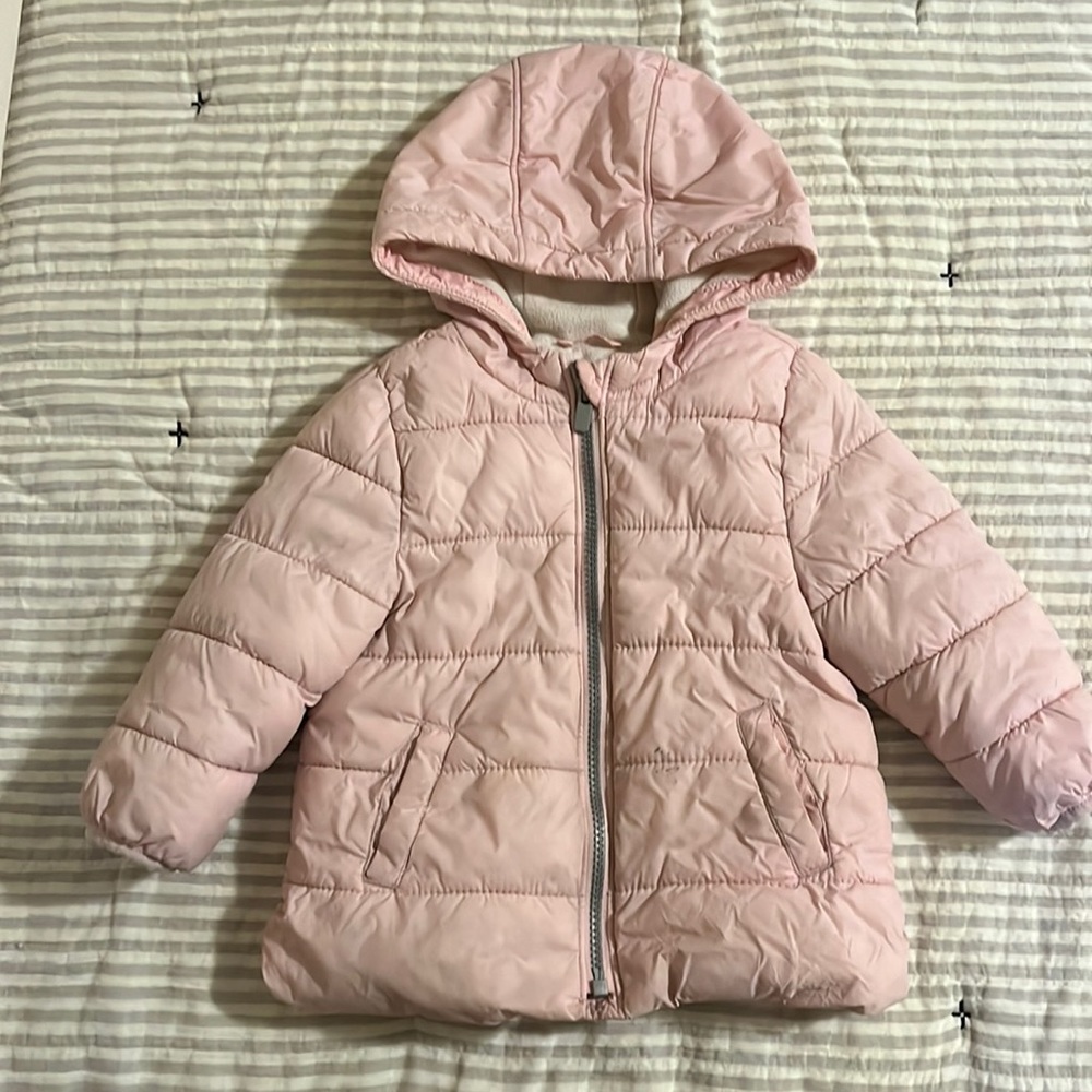 Old Navy Pink puffer jacket